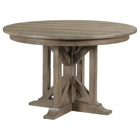 Manning Solid Wood Round Dining Table